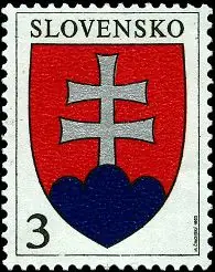 Znaczek obiegowy - Herb Słowacji