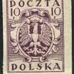 WYDANIE MINISTERSTWA P i T DLA OBSZARÓW BYŁEGO ZABORU PRUSKIEGO I OBSZARÓW CZĘŚCI ZABORU ROSYJSKIEGO PO OKUPACJI NIEMIECKIEJ - Wydanie w walucie markowej