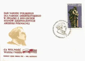 Odsłonięcie pomnika Kazimierza Pułaskiego w Buffalo