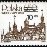 Znaczek 2592 z rotograwiurowym nadrukiem nowej wartości