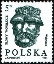 Głowy wawelskie - wojownik