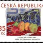 Dzieła sztuki na znaczkach pocztowych: Václav Špála