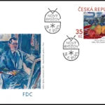Dzieła sztuki na znaczkach pocztowych: Václav Špála