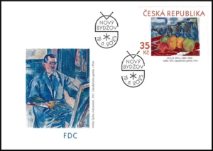 Dzieła sztuki na znaczkach pocztowych: Václav Špála