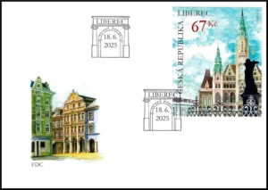 Zabytkowe ratusze i place: Liberec