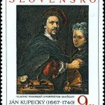 Sztuka - Ján Kupecký: Autoportret z portretem żony
