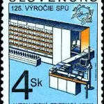 125. rocznica Światowego Związku Pocztowego - Linia Automatycznego Sortowania