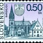 Znaczek obiegowy - Bardejov
