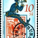 150. rocznica pierwszego znaczka wprowadzonego do obrotu na terytorium pocztowym Słowacji