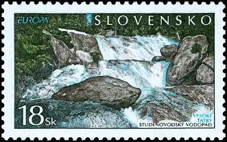 EUROPA 2001 - Wodospad zimnej wody