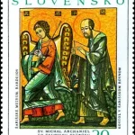 Sztuka - Ikona ze wschodniej Słowacji: św. Michał Archanioł z grupą świętych