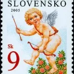 Znaczek obiegowy - Walentynki 2005