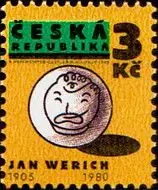 Założyciele wolnego teatru Jan Werich (aktor i dramaturg)