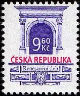 Znaczek obiegowy - Historyczne style architektoniczne - renesans