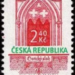 Znaczek obiegowy - Historyczne style architektoniczne - gotyk