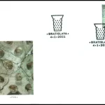 Słowacka sztuka użytkowa: Gotycki Kieliszek ozdobiony szklanymi kroplami z Bratysławy