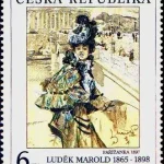 Sztuka - Galeria Narodowa w Pradze Luděk Marold: paryżanka 1897