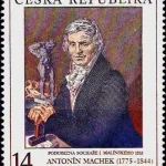 Sztuka - Galeria Narodowa w Pradze Antonín Machek (1775-1844): portret Rzeźbiarza J. Malínský 1818