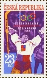 Złoty medal w hokeju na lodzie w Nagano