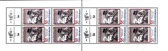 Czeska tradycja produkcji znaczków Znaczek Bohumila Heinza dla dzieci z 1938 r. (Miechel 390)